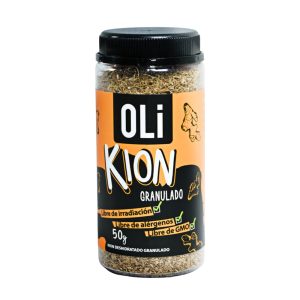 Frasco de kion deshidratado granulado 50 gramos, marca OLI