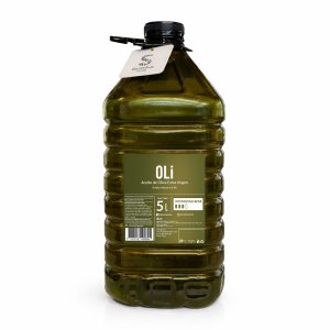 Aceite de oliva extra virgen OLi 5 litros intensidad alta botella profesional Perú.