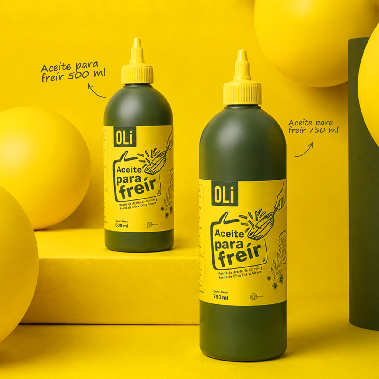 Aceite Para Freír OLi Apachurrable 500ml - Imagen 3